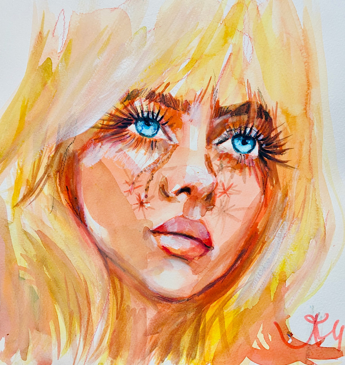 Billie Eilish Sparkletears Print