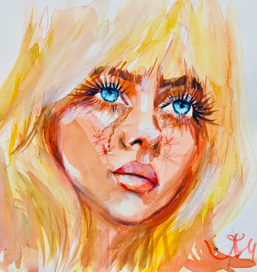 Billie Eilish Sparkletears Print