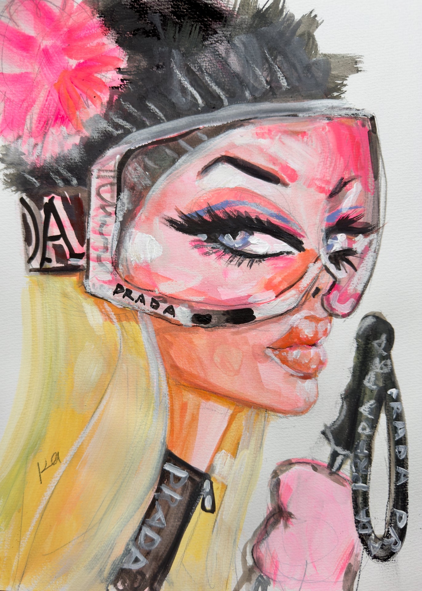 Ski Barbie Print
