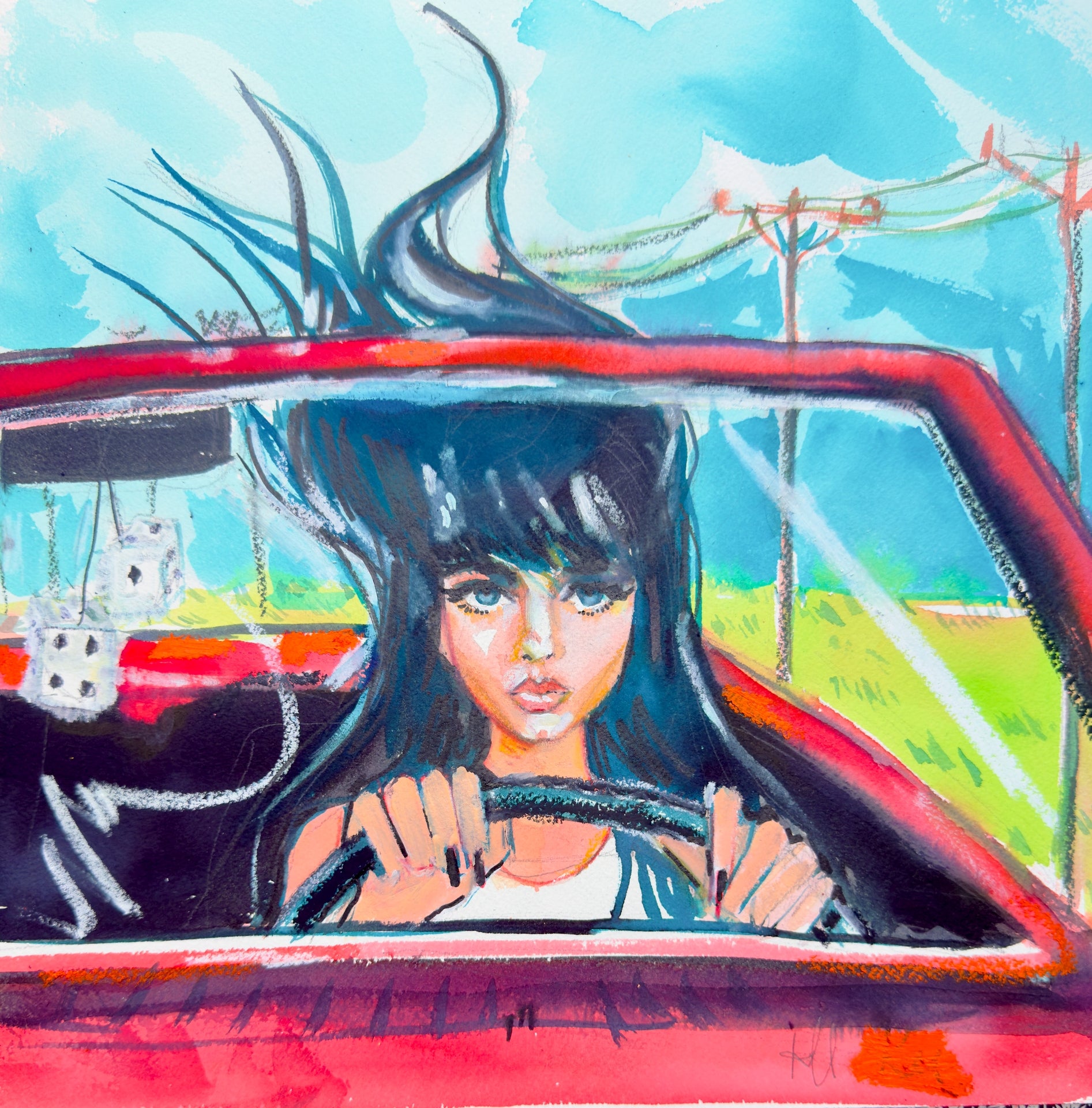 Getaway Car Print