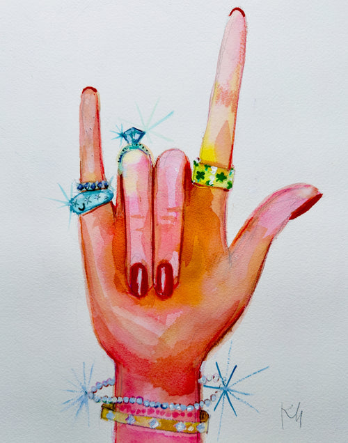 I love Sparkle Print