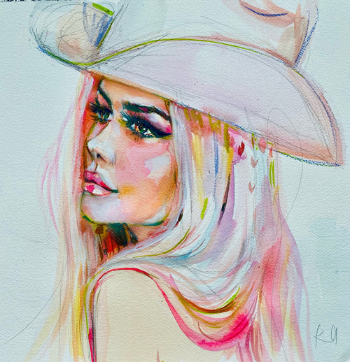 Maren Cowgirl Print