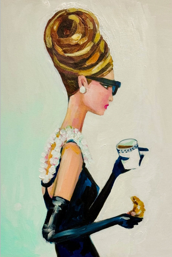 Breakfast at Tiffany's coffee Print