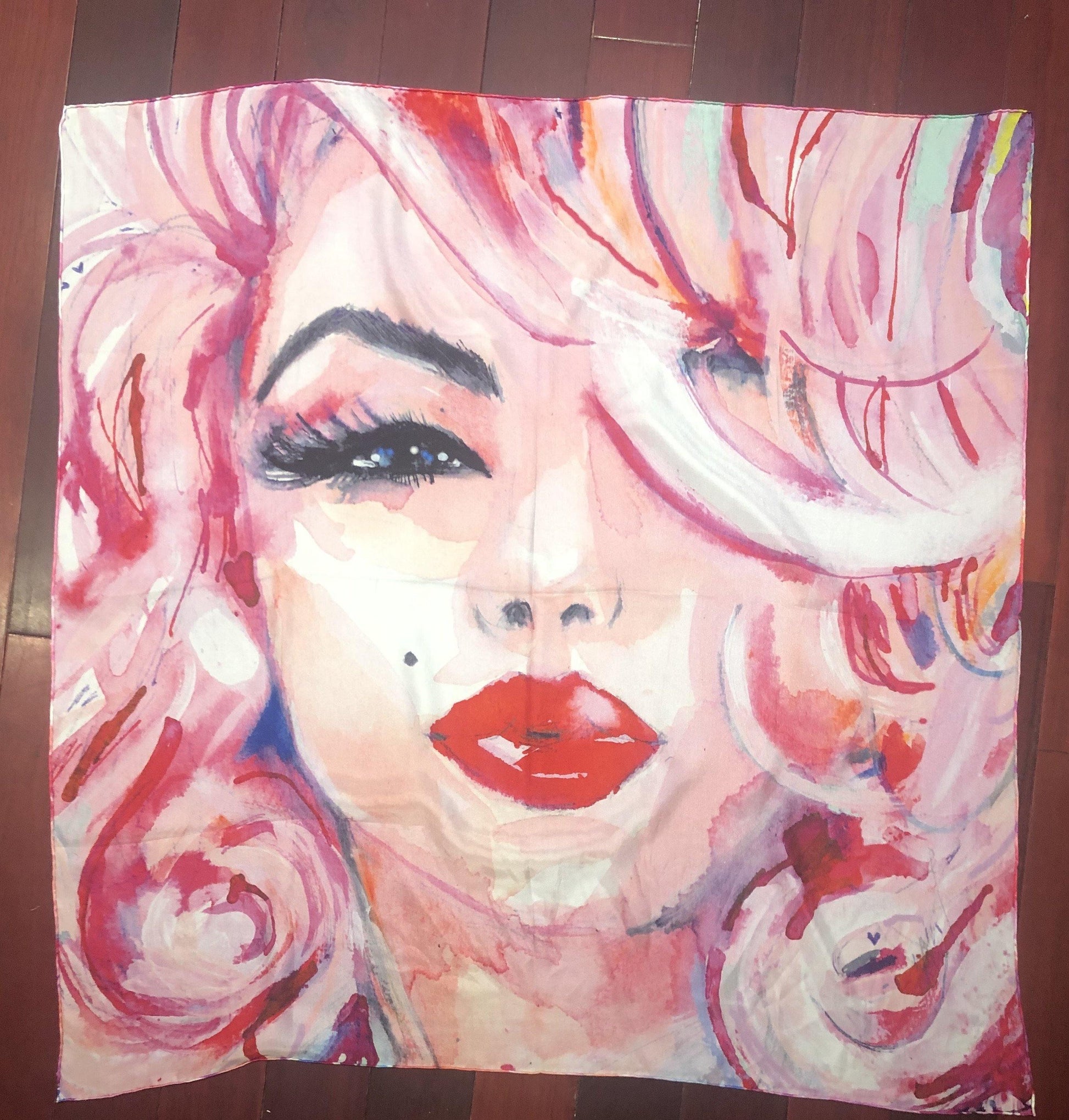 Marilyn Silk scarf - Kyra Kendall 