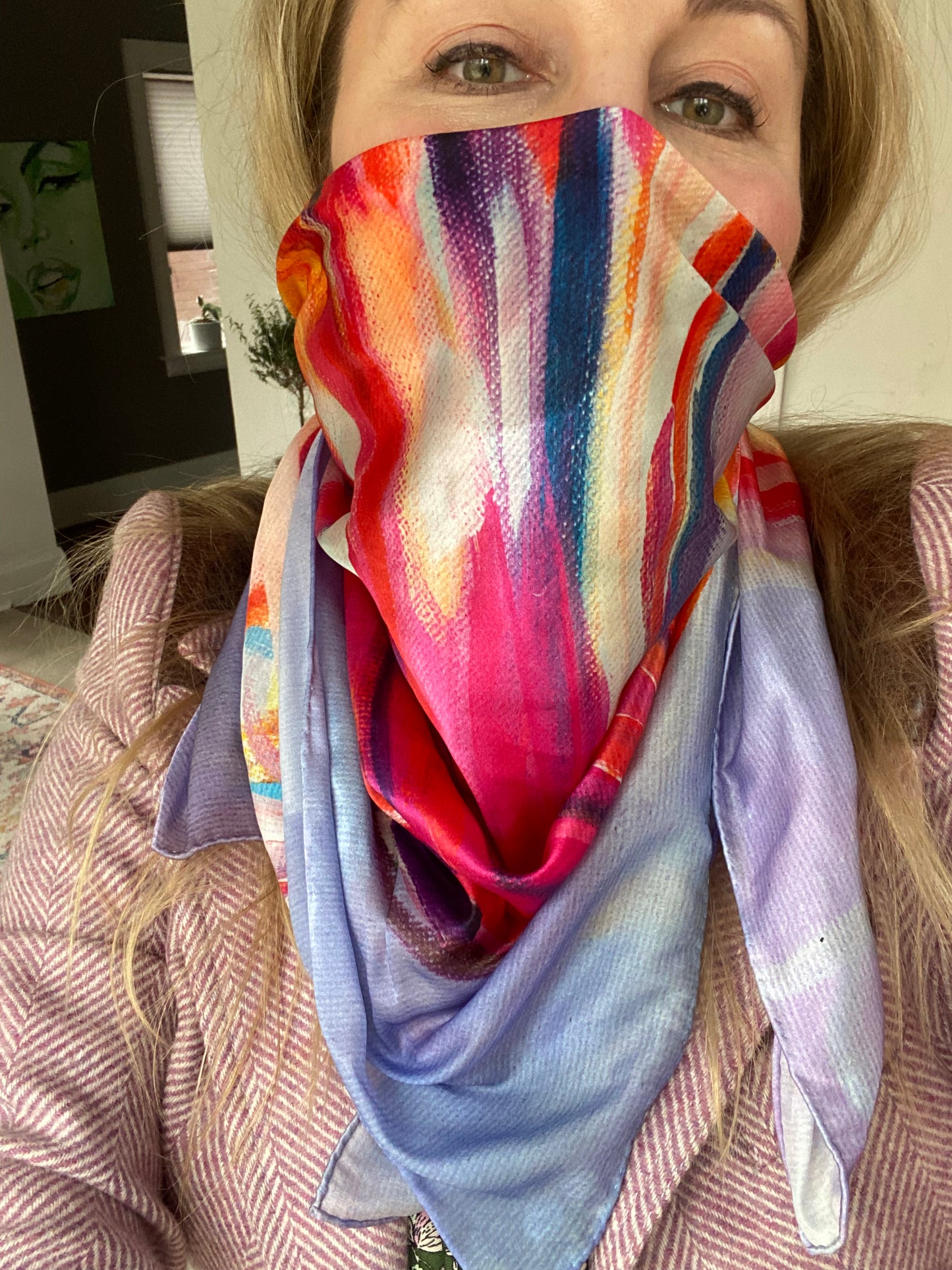 Hair Silk Scarf